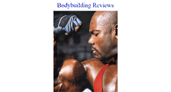 Desktop Screenshot of bodybuildingreviews.net