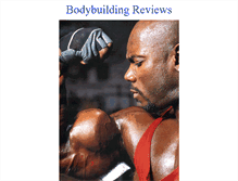 Tablet Screenshot of bodybuildingreviews.net